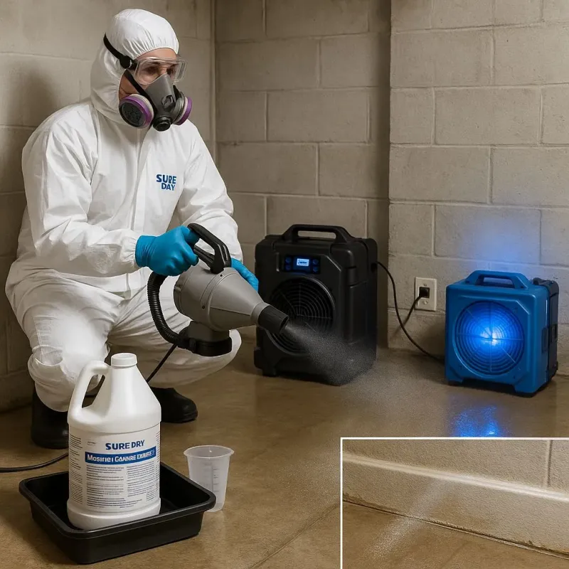 Sanitization and Odor Removal process in Nazareth, PA